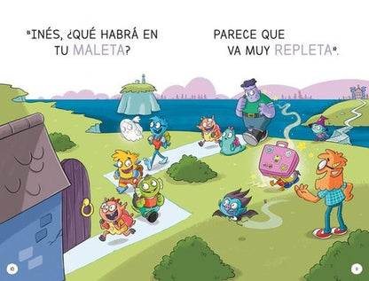 Aprender a leer en la Escuela de Monstruos 5 - Pasteles voladores de colores