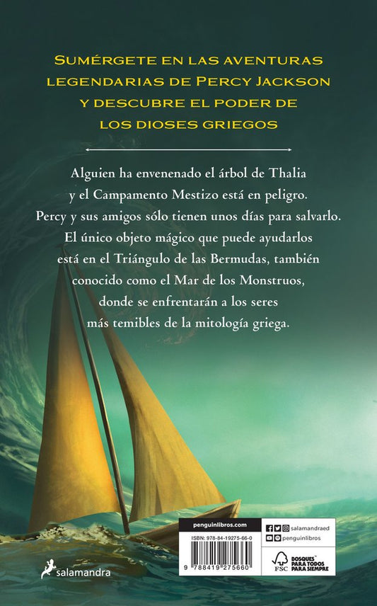 El mar de los monstruos (Percy Jackson y los dioses del Olimpo 2)