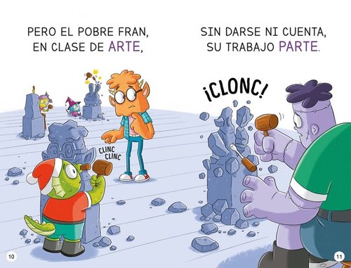 Aprender a leer en la Escuela de Monstruos 9 - Torpón y bonachón