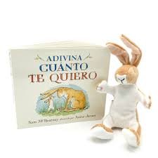 Adivina cuánto te quiero con peluche