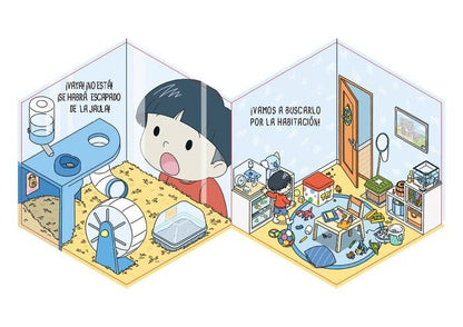 ¿Dónde está el hámster?