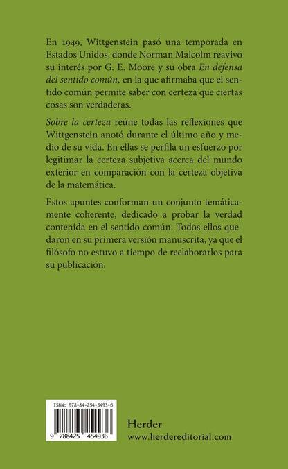 Sobre la certeza