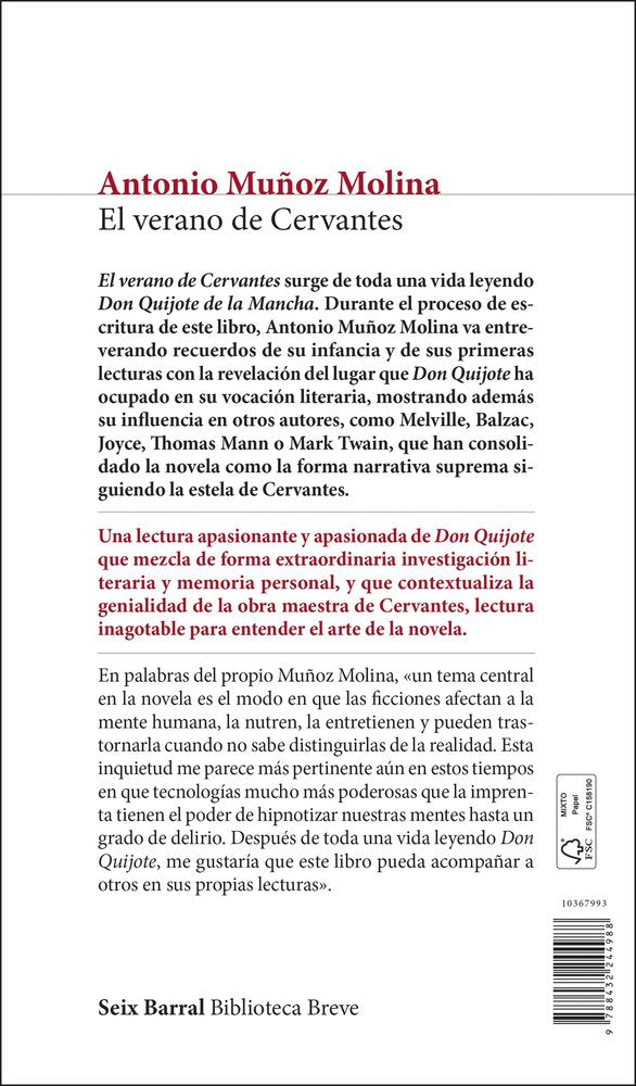 El verano de Cervantes