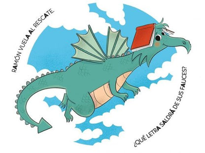 El dragón de las letras 1 - Ana, el dragón y la nube aspirador