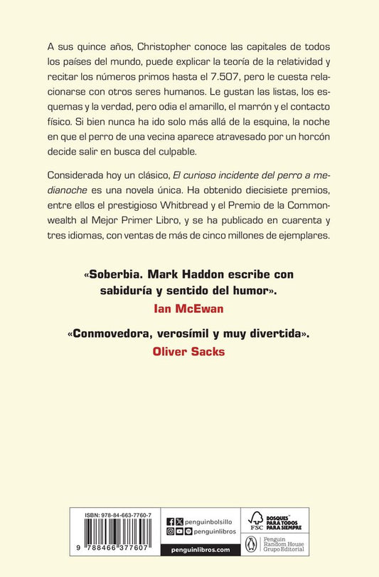 El curioso incidente del perro a medianoche