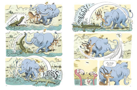 EL SEÑOR ELEFANTE Y LA SEÑORA GACELA SUEÑAN CON LA GRAN CIUDAD