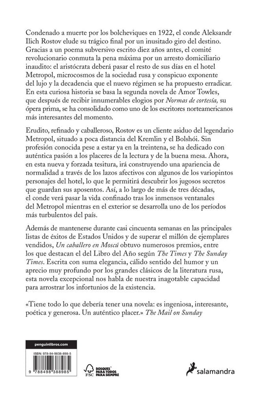 Un caballero en Moscú