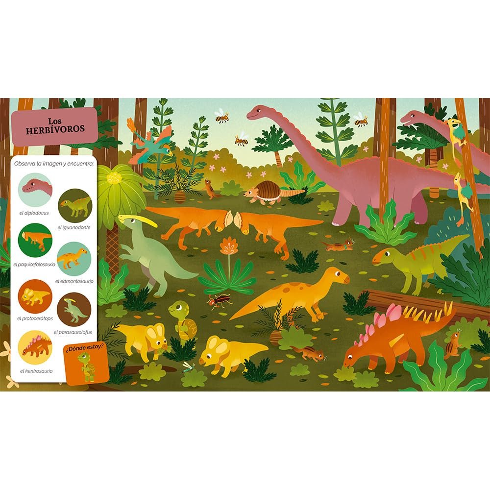 Los dinosaurios. Busca y encuentra para los más pequeños