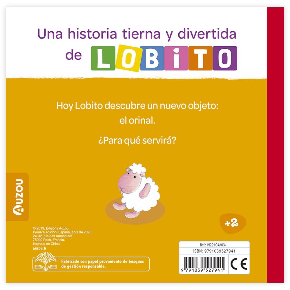 Lobito usa el orinal