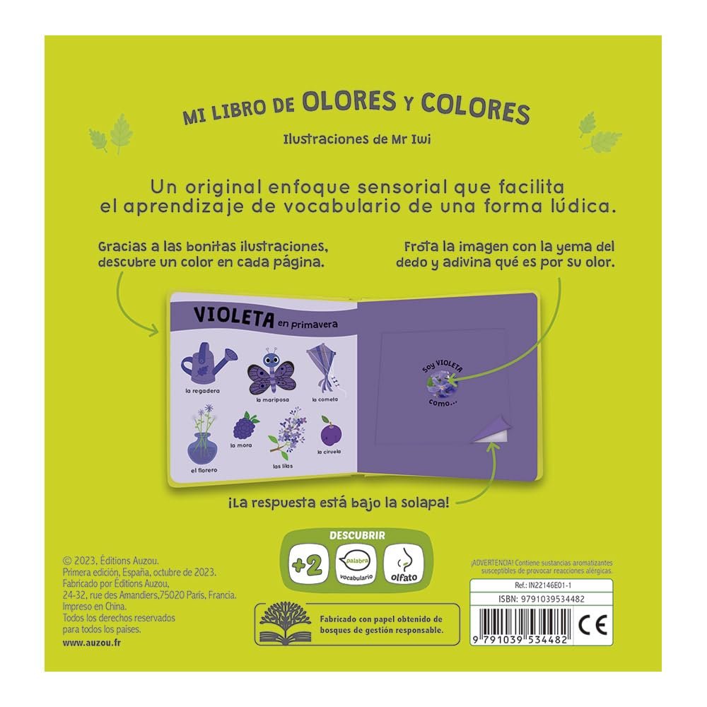 Mi libro de olores y colores. Las estaciones