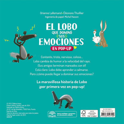 El lobo que dominó sus emociones.Pop-up