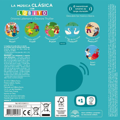 Libro de sonidos. La musica clasica con lobito
