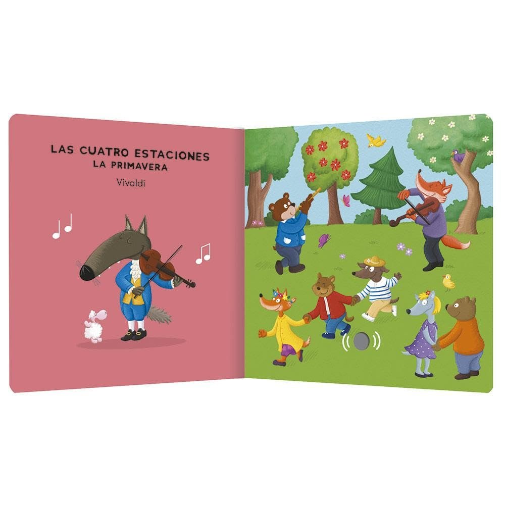 Libro de sonidos. La musica clasica con lobito