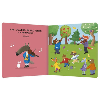 Libro de sonidos. La musica clasica con lobito