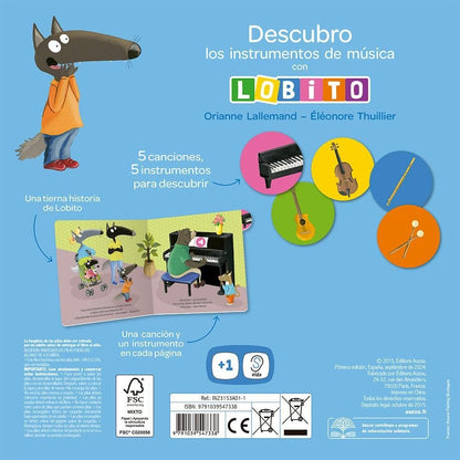 Descubro los instrumentos de música con Lobito