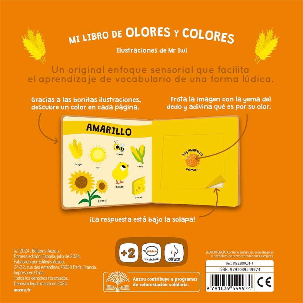 Mi libro de olores y colores. La granja