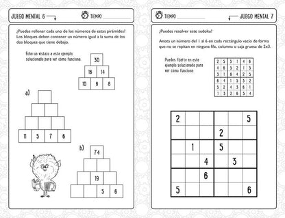 Retos y juegos mentales para niños listos