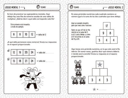 Retos y juegos de mates para niños listos