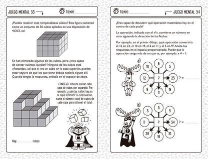 Retos y juegos de mates para niños listos