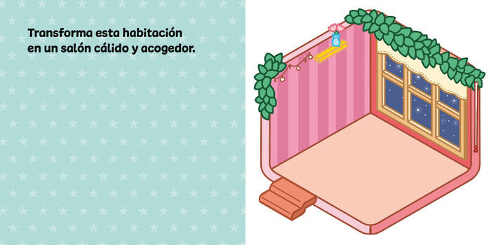 Pegatinas cozy. Hogar, dulce hogar