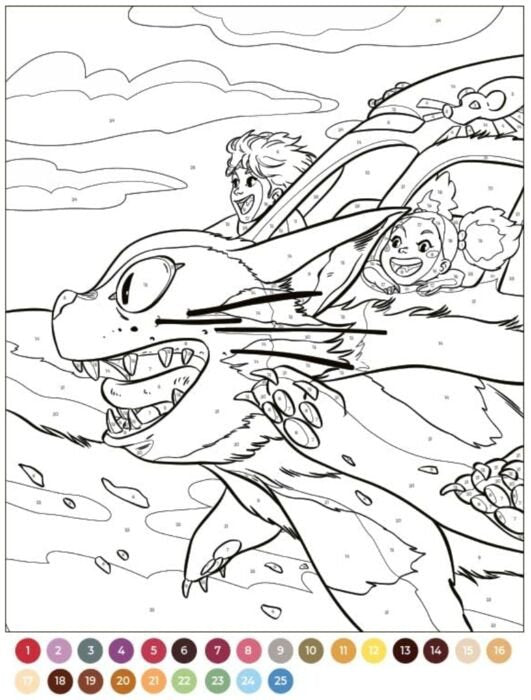 Colorea por números: Studio Ghibli