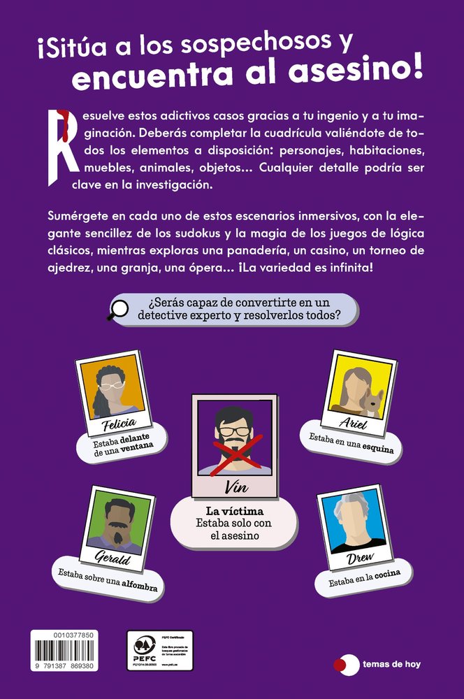 Murdoku: 80 acertijos de lógica y asesinatos