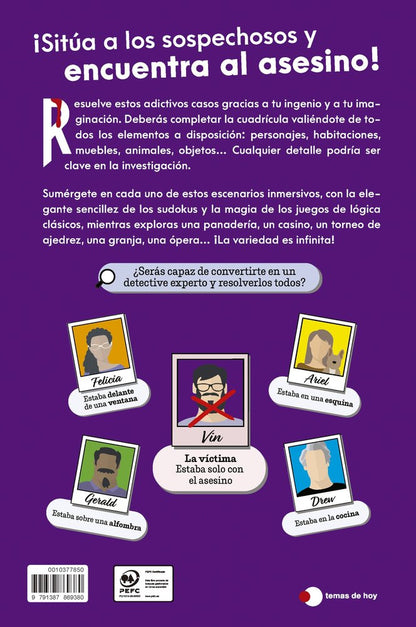 Murdoku: 80 acertijos de lógica y asesinatos
