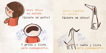 Chico y Perro