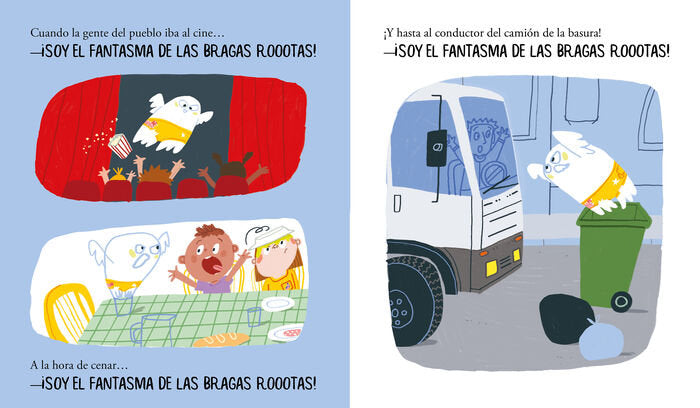 El fantasma de las bragas rotas (Libro de cartón)