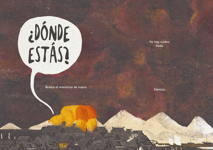 Terrible monstruo enorme