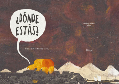 Terrible monstruo enorme