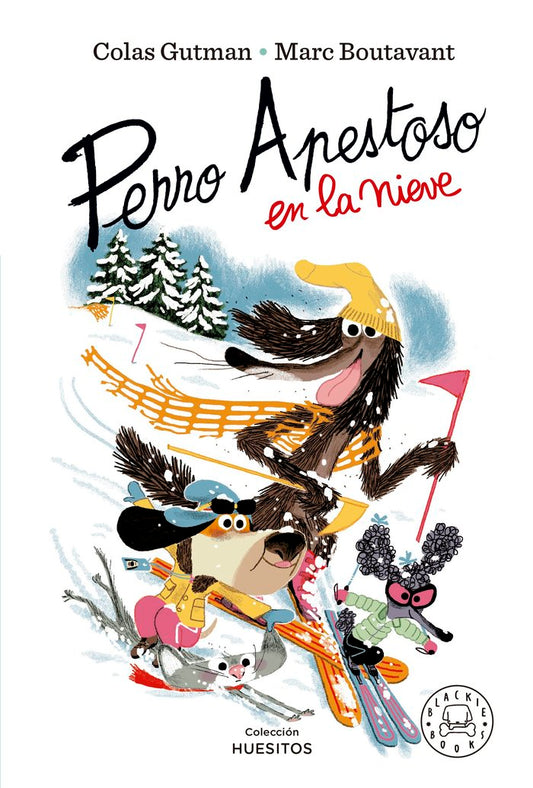 Perro Apestoso en la nieve