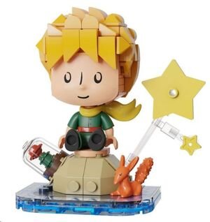 MAQUETA DE CONSTRUCCION EL PRINCIPITO SENTADO CON