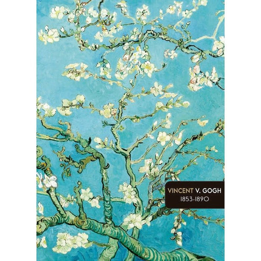 CUADERNO GRAPADO HORIZONTAL 15X21CM VINCENT VAN GO